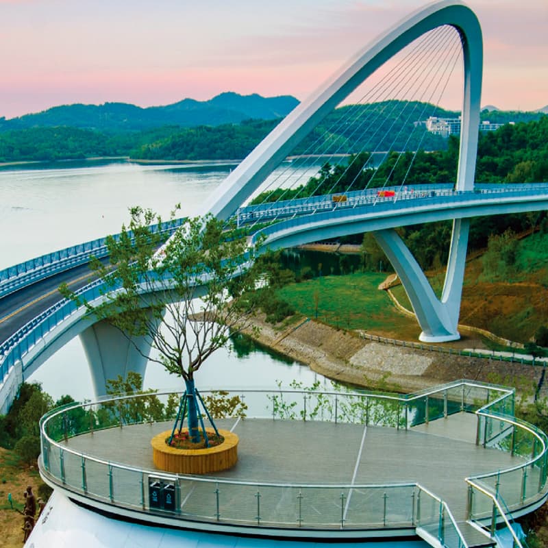溧陽(yáng)景詹沙河大橋觀景臺(tái)